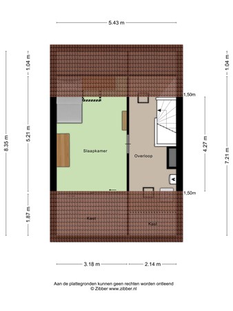 De Liende 3, 6641 XJ Beuningen - 441340_2D_Tweede_verdieping_De_Liende_3_Beuningen_03.jpg