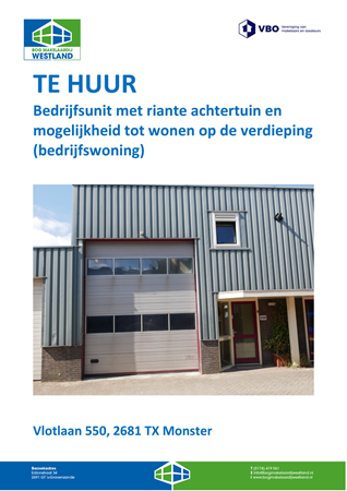 Brochure - Vlotlaan 550 Monster.pdf - Vlotlaan 550, 2681 TX Monster