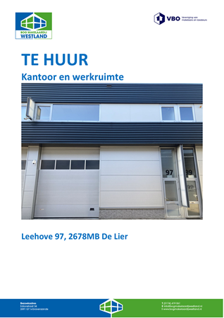 Brochure - Leehove 97 De Lier.pdf - Leehove 97, 2678 MB De Lier