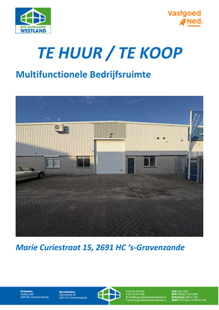Brochure - Brochure Marie Curiestraat 15 's-Gravenzande.pdf - Marie Curiestraat 15, 2691 HC 's-Gravenzande