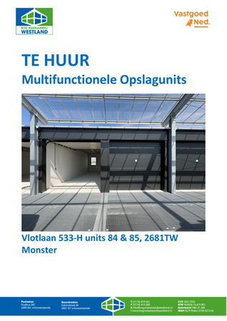 Brochure - Brochure Vloltaan 533 H units 84 & 85.pdf - Vlotlaan 533H, 2681 TW Monster