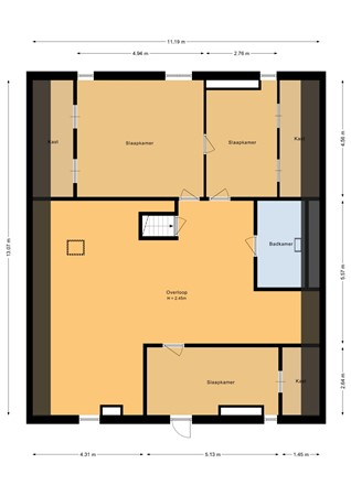 Jacobus de Waalstraat 8, 4586 AE Lamswaarde - Eerste verdieping - 2D.jpg