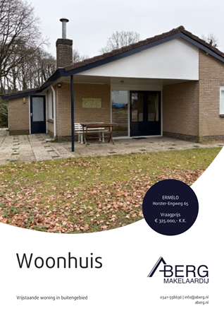 Brochure - Horster-Engweg 65, 3853 ME ERMELO (1) - Horster-Engweg 65, 3853 ME Ermelo