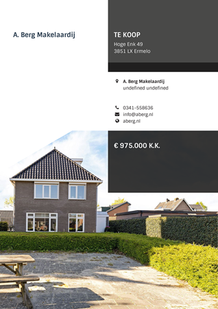 Brochure - Hoge Enk 49, 3851 LX ERMELO (1) - Hoge Enk 49, 3851 LX Ermelo