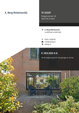 Brochure - Rietgansstraat 18, 3853 AK ERMELO (1) - Rietgansstraat 18, 3853 AK Ermelo