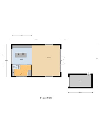 Plattegrond - Waterviolier 25, 8245 JH Lelystad - Begane_Grond.jpg