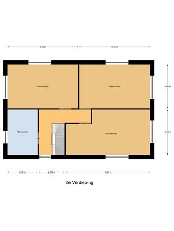 Plattegrond - Waterviolier 25, 8245 JH Lelystad - 2e_Verdieping.jpg