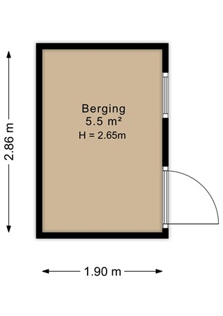 Aak 12, 9141 VJ Wierum - Aak 12 - Berging - 2D.jpg