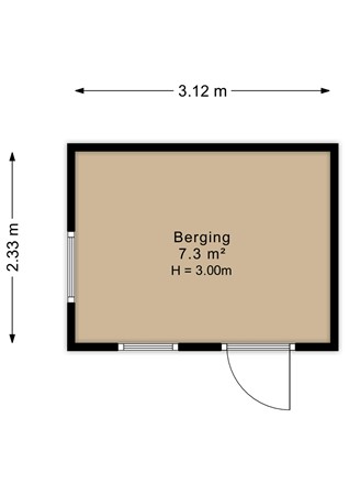 Skoallereed 1, 9142 VX Moddergat - Skoallereed 1_Berging - 2D.jpg