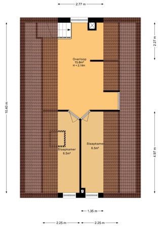 Skoallereed 1, 9142 VX Moddergat - Skoallereed 1_Zolder - 2D.jpg