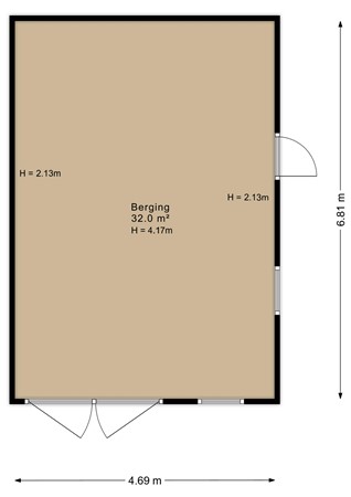 Ringwei 20, 9153 BL Brantgum - Ringwei 20 - Berging - 2D.jpg