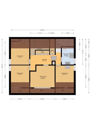 Doniawei 26A, 9104 GM Damwâld - Eerste verdieping - 2D.jpg