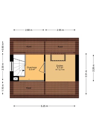 Reidmosk 17, 9254 JN Hurdegaryp - Reidmosk 17 - Zolder - 2D.jpg