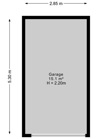 S L Mansholtplein 13, 8802 RN Franeker - Garage - 2D.jpg