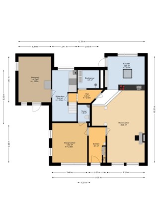 Kakewei 26, 9051 BZ Stiens - Begane grond - 2D.jpg