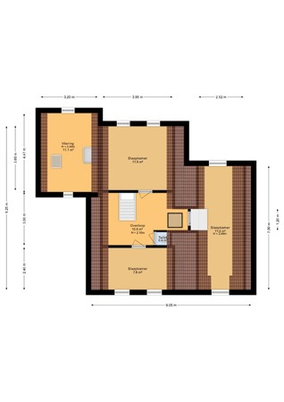 Kakewei 26, 9051 BZ Stiens - Eerste verdieping - 2D.jpg