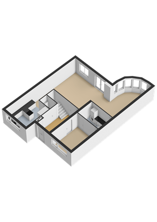 Jarenweg 83, 1335 CH Almere - Begane grond - 3D.png