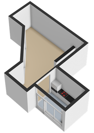 Deltastraat 2, 1353 BR Almere - Begane grond - 3D.png