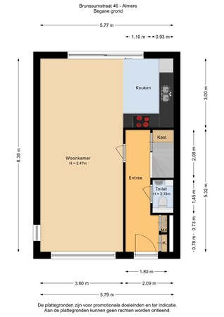 Brunssumstraat 46, 1324 MK Almere - Begane grond - 2D.jpg