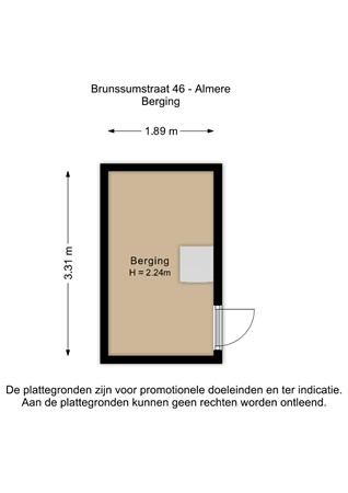 Brunssumstraat 46, 1324 MK Almere - Berging - 2D.jpg