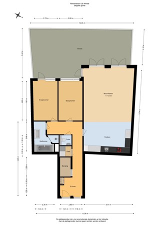 Renoirstraat 130, 1328 PT Almere - Begane grond - 2D.jpg