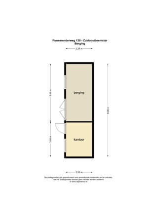 Floorplan - Purmerenderweg 130, 1461 DL Zuidoostbeemster