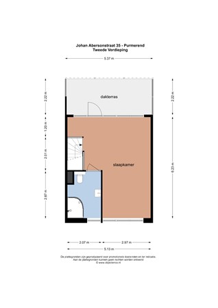 Floorplan - Johan Abersonstraat 35, 1447 HG Purmerend