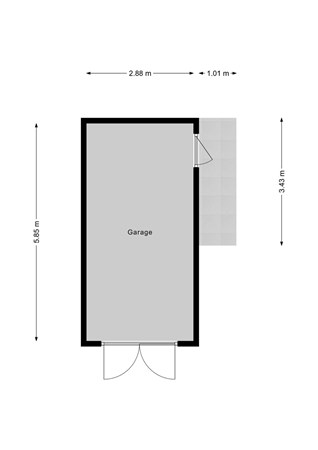 Floorplan - Schiestraat 25, 1442 PP Purmerend