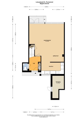 Floorplan - Lotusstraat 24, 1448 BS Purmerend