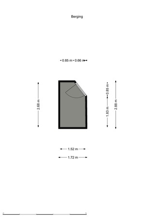 Floorplan - Binnendijk 19, 1446 BA Purmerend