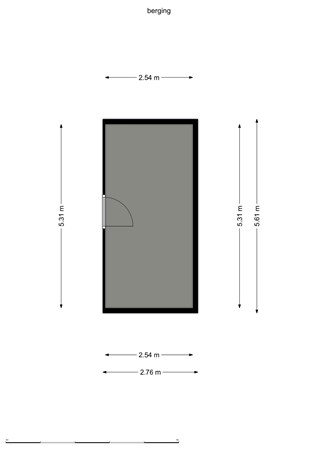 Floorplan - Binnendijk 19, 1446 BA Purmerend