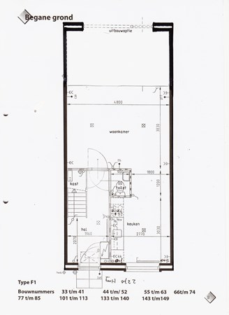 Floorplan - Tobagostraat 18, 1448 TL Purmerend