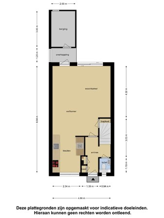 Floorplan - Roedestraat 25, 1445 EN Purmerend