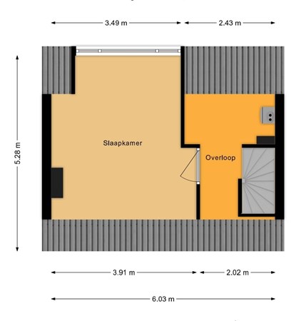 Floorplan - Johan Wagenaarstraat 22, 1443 LS Purmerend