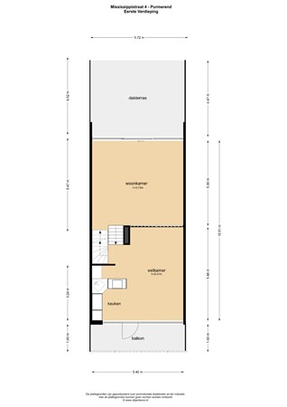 Floorplan - Mississippistraat 4, 1448 XA Purmerend