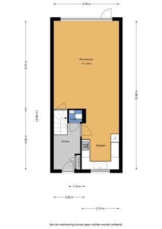 Floorplan - Antillenstraat 20, 1448 TK Purmerend