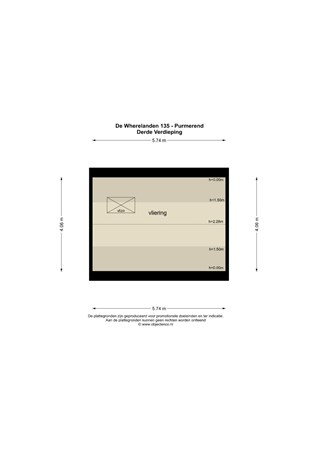 Floorplan - De Wherelanden 135, 1441 ZM Purmerend