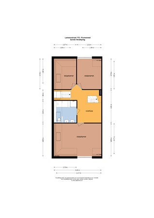 Floorplan - Lamoenstraat 110, 1446 SX Purmerend