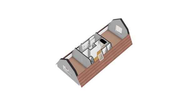 Floorplan - Vooruitstraat 59, 1441 GG Purmerend