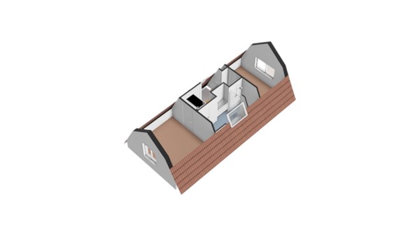 Floorplan - Vooruitstraat 59, 1441 GG Purmerend