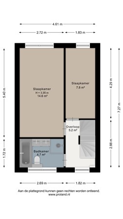 Floorplan - Rietzoom 104, 2804 CV Gouda