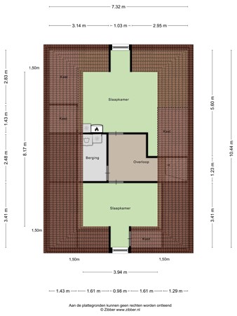 Floorplan - Bosstraat 1A, 7064 AV Silvolde