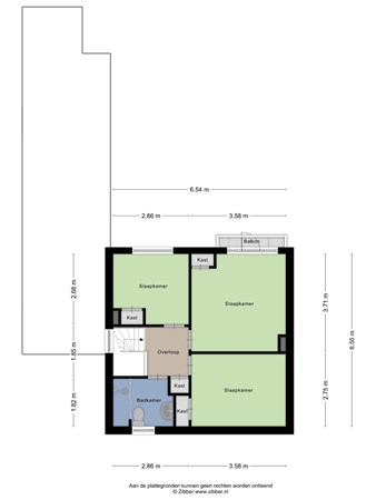 Floorplan - Doctor Dreesstraat 25, 7064 HA Silvolde