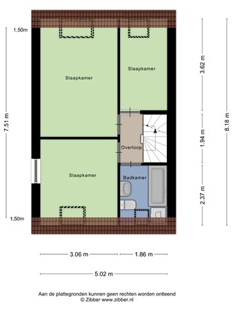 Floorplan - De Klumpender 1, 7091 TP Dinxperlo