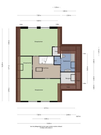 Floorplan - Keupenstraat 29B, 7091 XE Dinxperlo