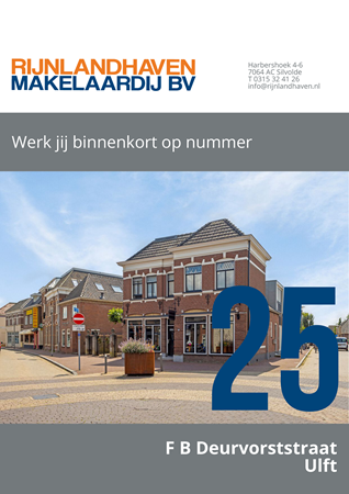 Brochure preview - F B Deurvorststraat 25, 7071 BE ULFT (1)