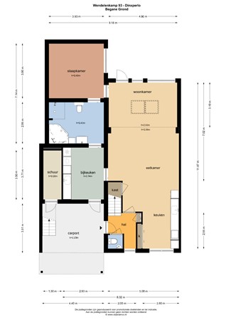 Floorplan - Wendelenkamp 93, 7091 TW Dinxperlo
