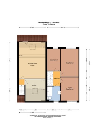 Floorplan - Wendelenkamp 93, 7091 TW Dinxperlo