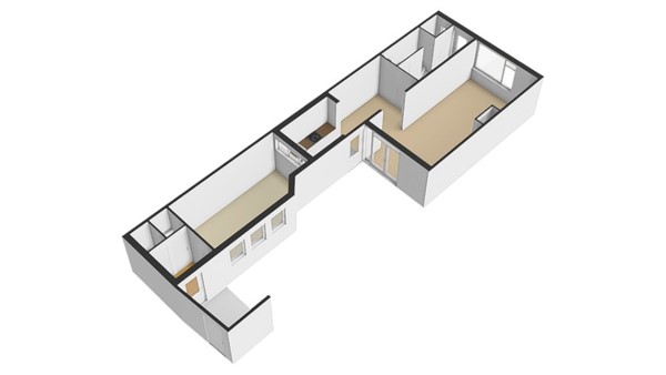 Floorplan - Christinastraat 16, 7075 AW Etten