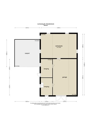 Floorplan - Luimesweg 20, 7084 AS Breedenbroek